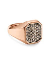 Streamline Signet Ring 18K Rose Gold