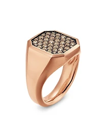 Streamline Signet Ring 18K Rose Gold