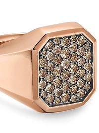 Streamline Signet Ring 18K Rose Gold