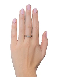 Aleera 14K Yellow Gold & 0.29 TCW Diamond Band Ring