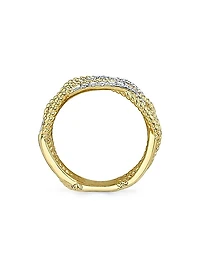 Kate Two-Tone 14K Gold & 0.62 TCW Diamond Multi-Band Ring