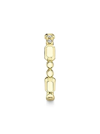 Bailey 14K Yellow Gold & 0.06 TCW Diamond Band