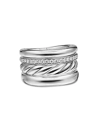 DY Mercer Four Row Ring Sterling Silver