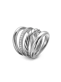 DY Mercer Four Row Ring Sterling Silver