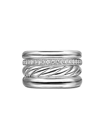 DY Mercer Four Row Ring Sterling Silver