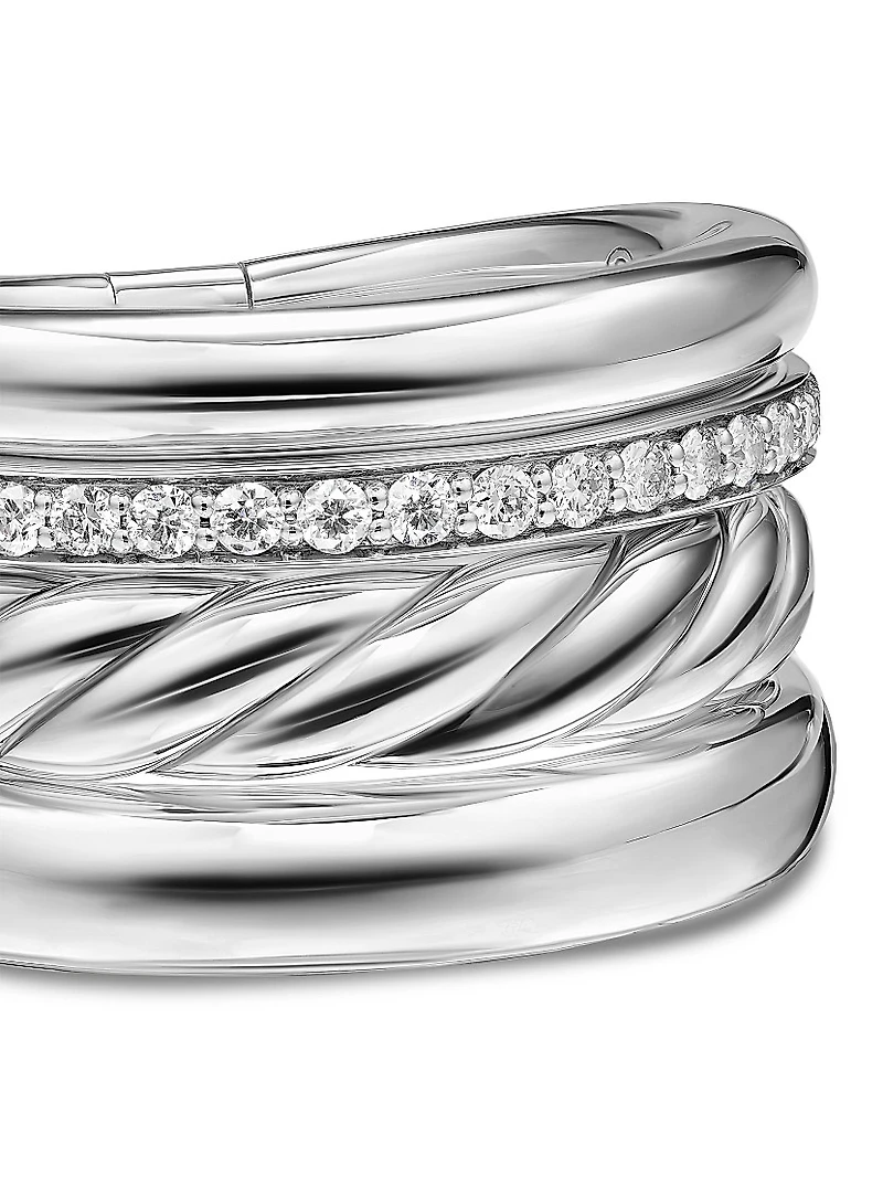 DY Mercer Four Row Ring Sterling Silver