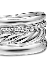 DY Mercer Four Row Ring Sterling Silver