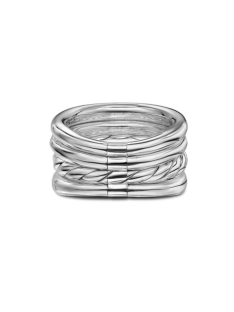 DY Mercer Four Row Ring Sterling Silver