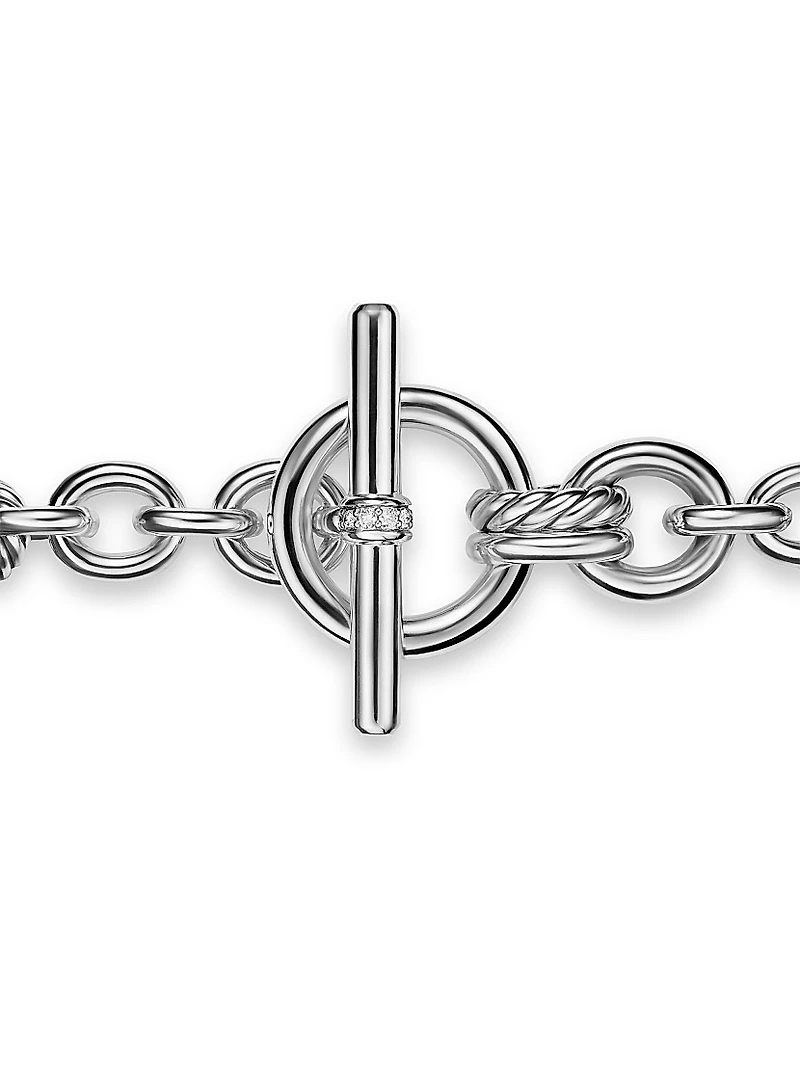 DY Mercer Toggle Chain Bracelet Sterling Silver