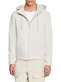 Zip-Up Hooded Jacket