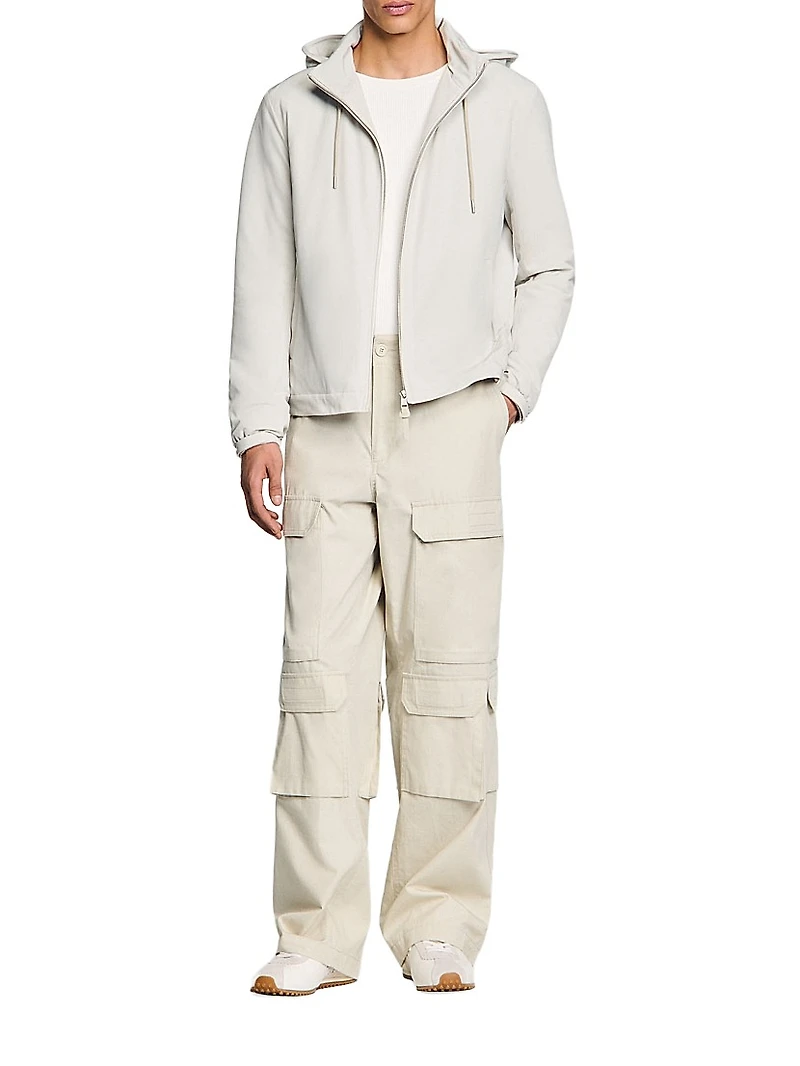 Zip-Up Hooded Jacket