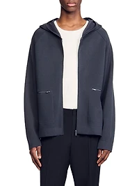 Milano Knit Hooded Cardigan