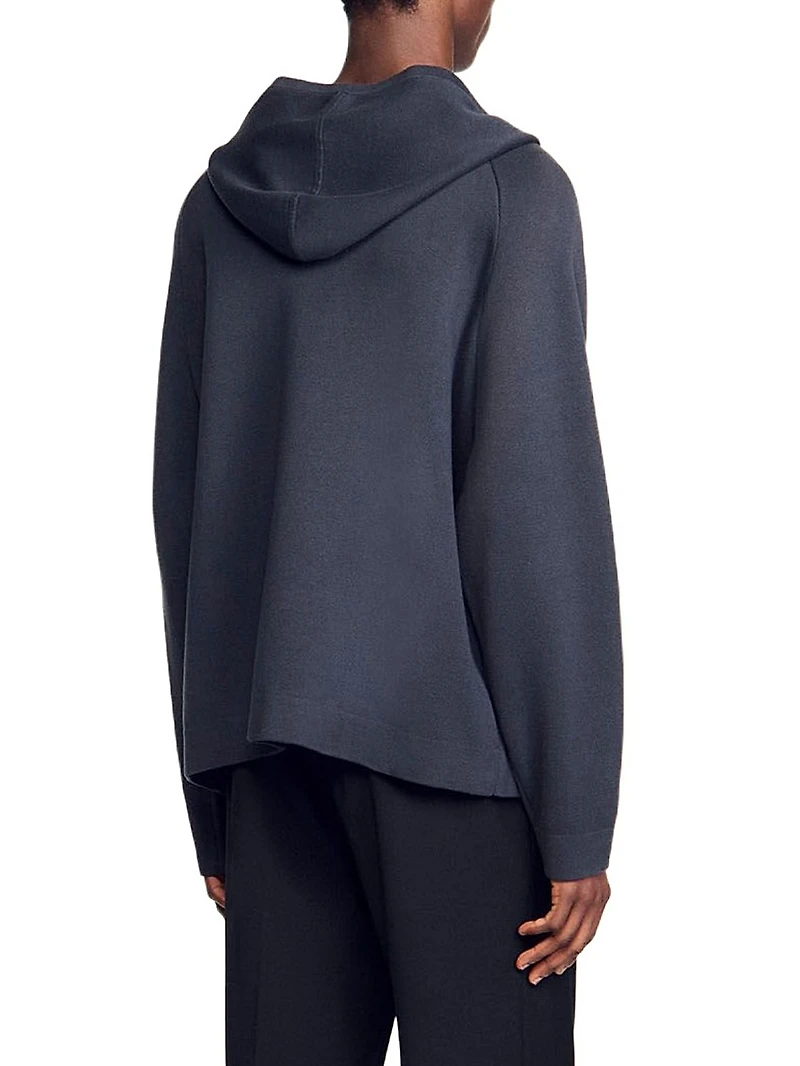 Milano Knit Hooded Cardigan