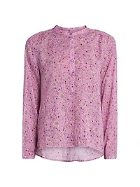 Maria Printed Cotton Top