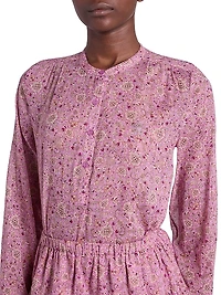 Maria Printed Cotton Top