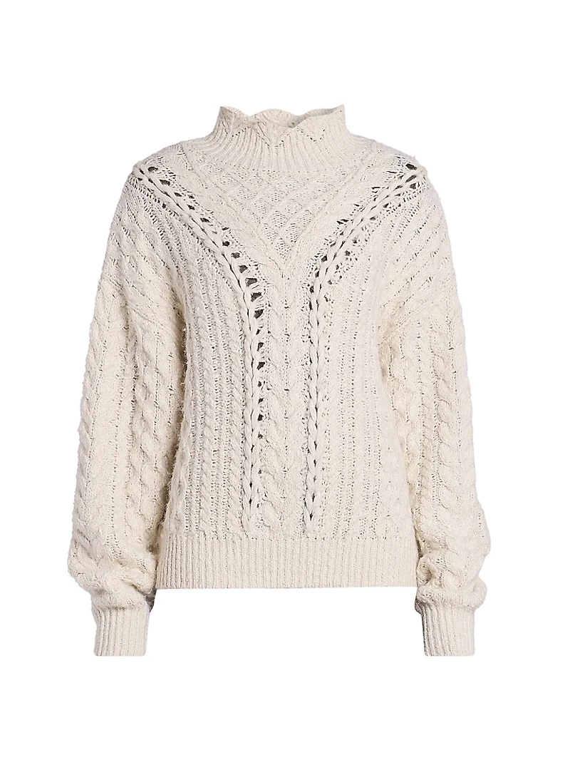Bolinea Cabled Cotton-Blend Sweater