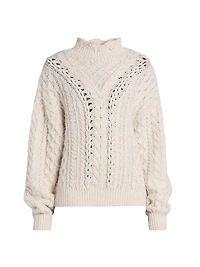 Bolinea Cabled Cotton-Blend Sweater