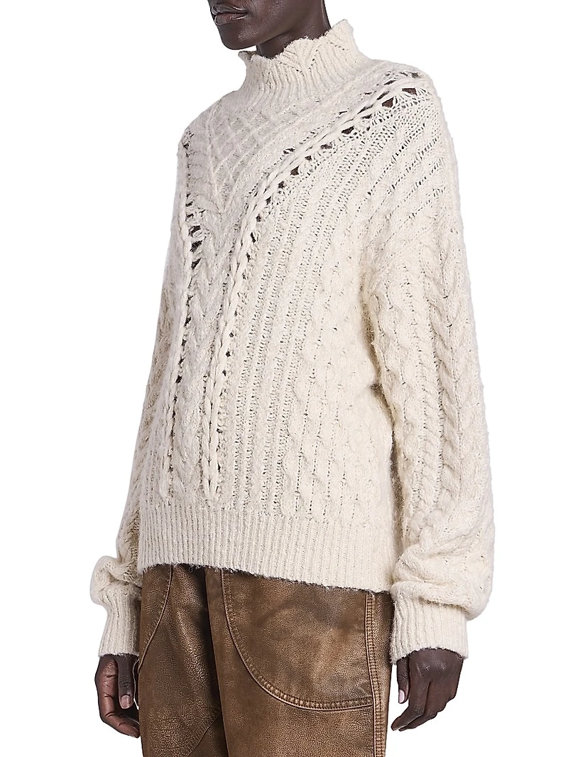 Bolinea Cabled Cotton-Blend Sweater
