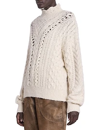 Bolinea Cabled Cotton-Blend Sweater