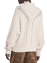 Bolinea Cabled Cotton-Blend Sweater