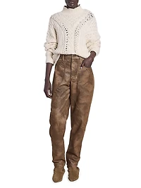 Bolinea Cabled Cotton-Blend Sweater