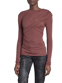 Dressi Draped Jersey Top