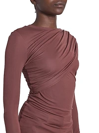 Dressi Draped Jersey Top