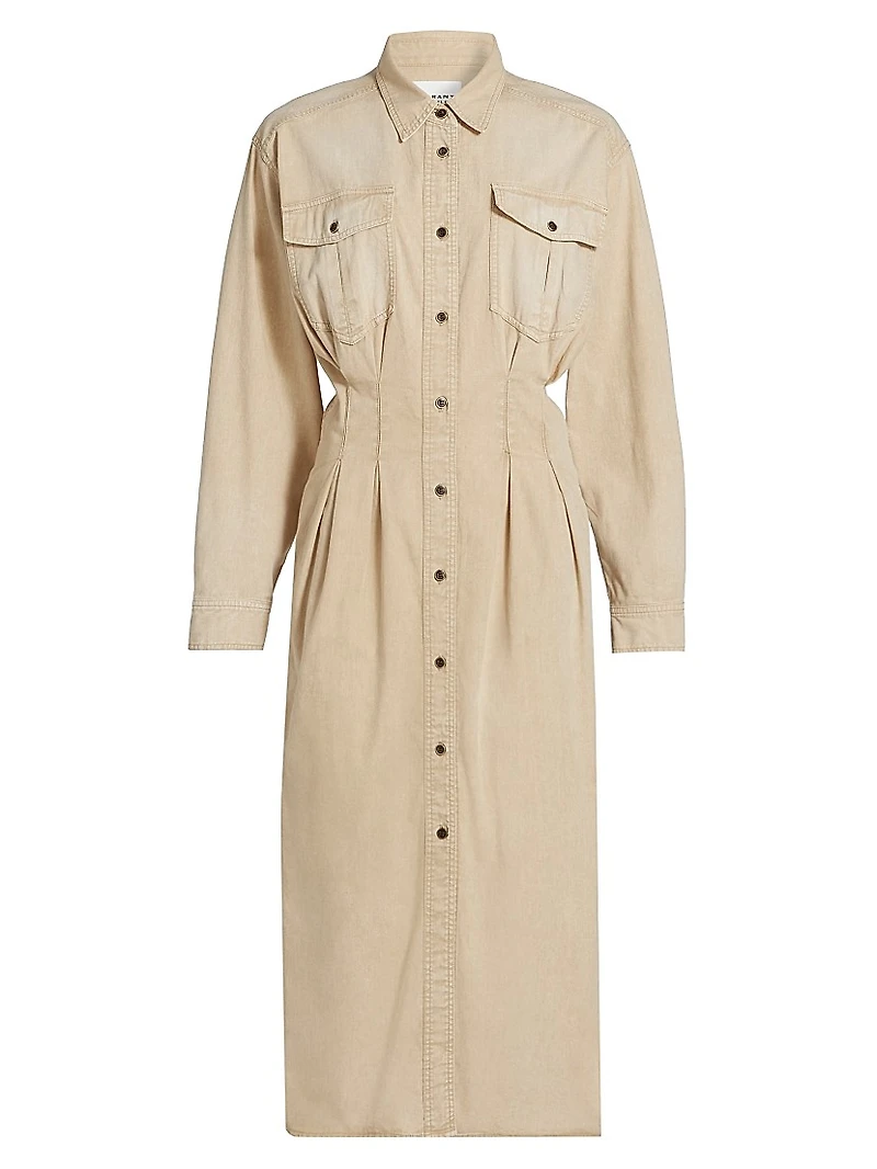 Nolwen Cotton Midi-Shirtdress