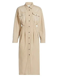 Nolwen Cotton Midi-Shirtdress