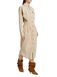 Nolwen Cotton Midi-Shirtdress