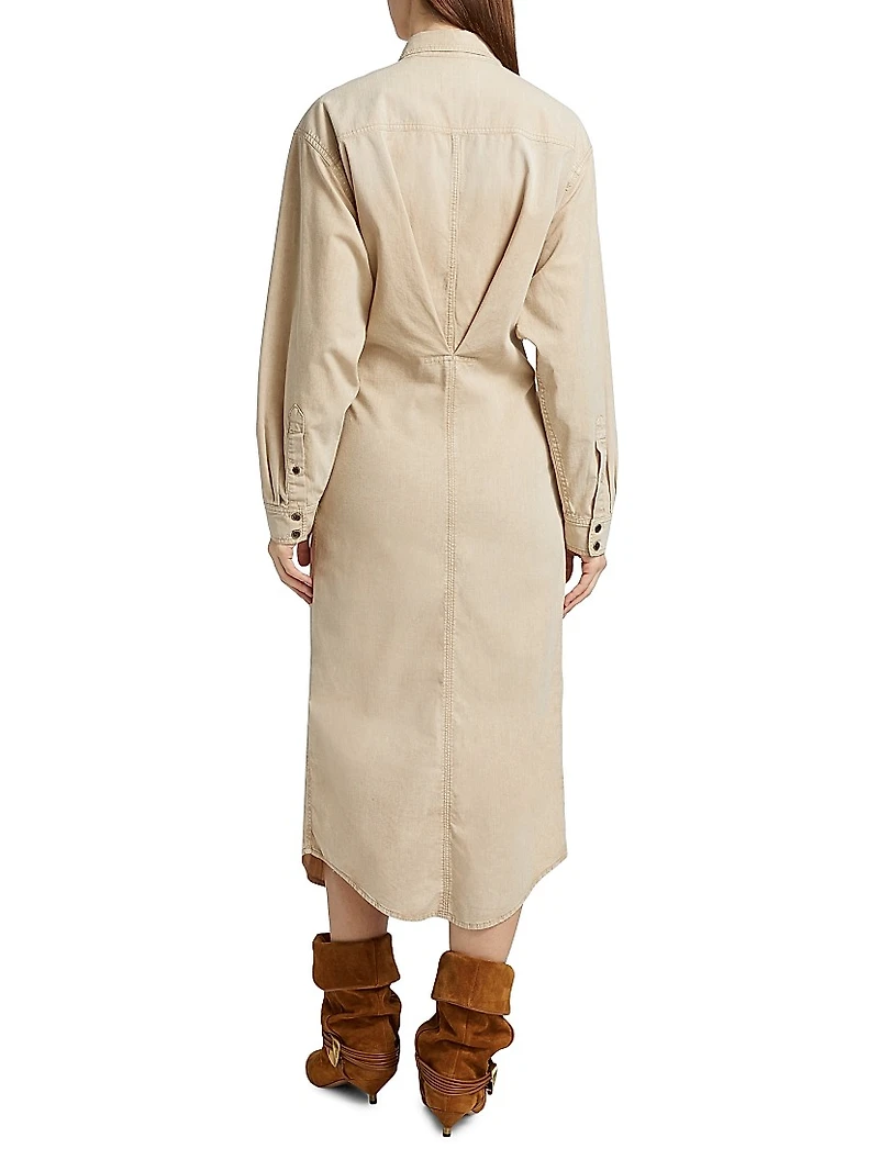 Nolwen Cotton Midi-Shirtdress