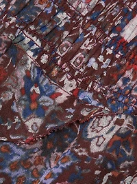 Brigitte Ruffled Floral Midi-Skirt