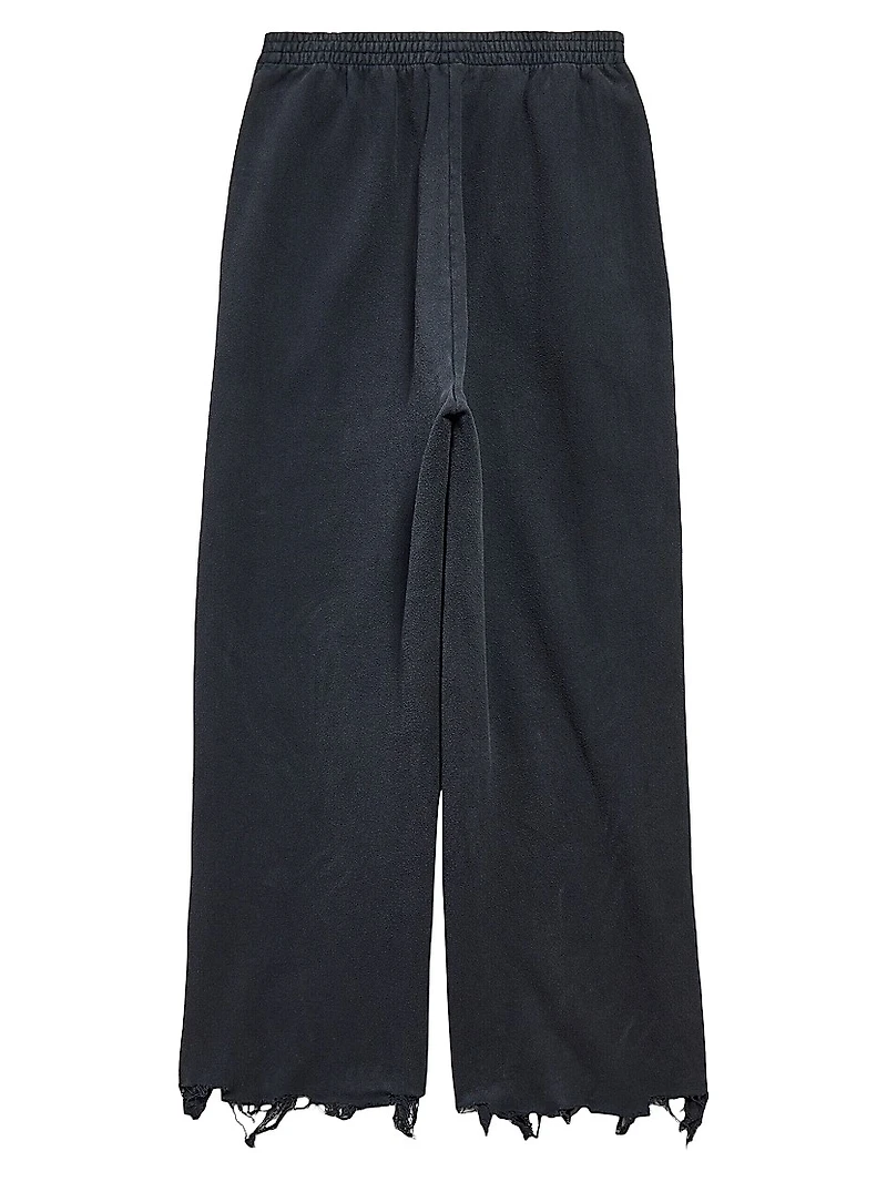Nail Polish Cropped Sweatpants