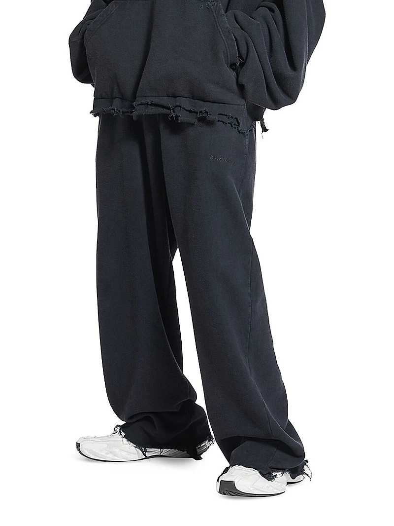 Nail Polish Cropped Sweatpants