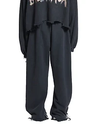 Nail Polish Cropped Sweatpants