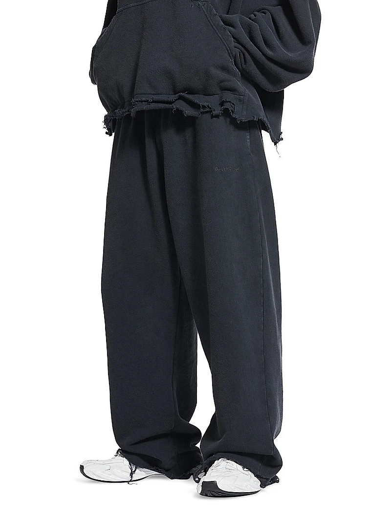 Nail Polish Cropped Sweatpants