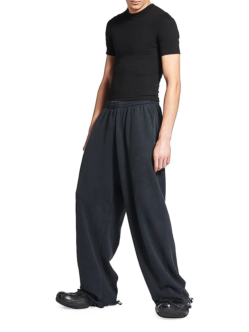 Nail Polish Cropped Sweatpants