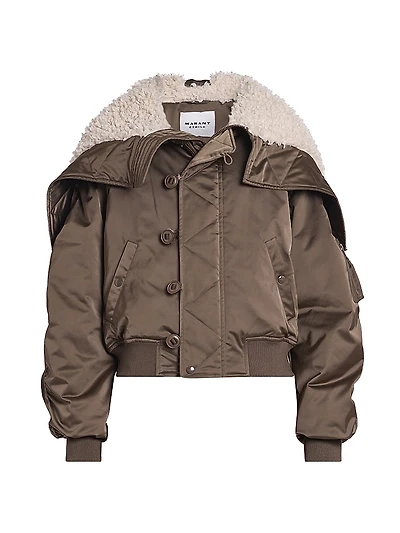 Elisa Faux Fur Bomber Jacket