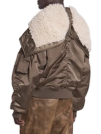 Elisa Faux Fur Bomber Jacket