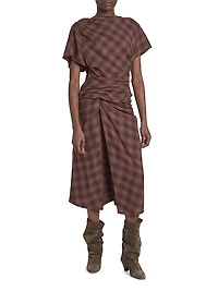 Neyela Checked Cotton Top