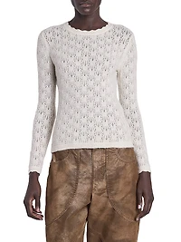 Obeline Textured Alpaca-Blend Sweater