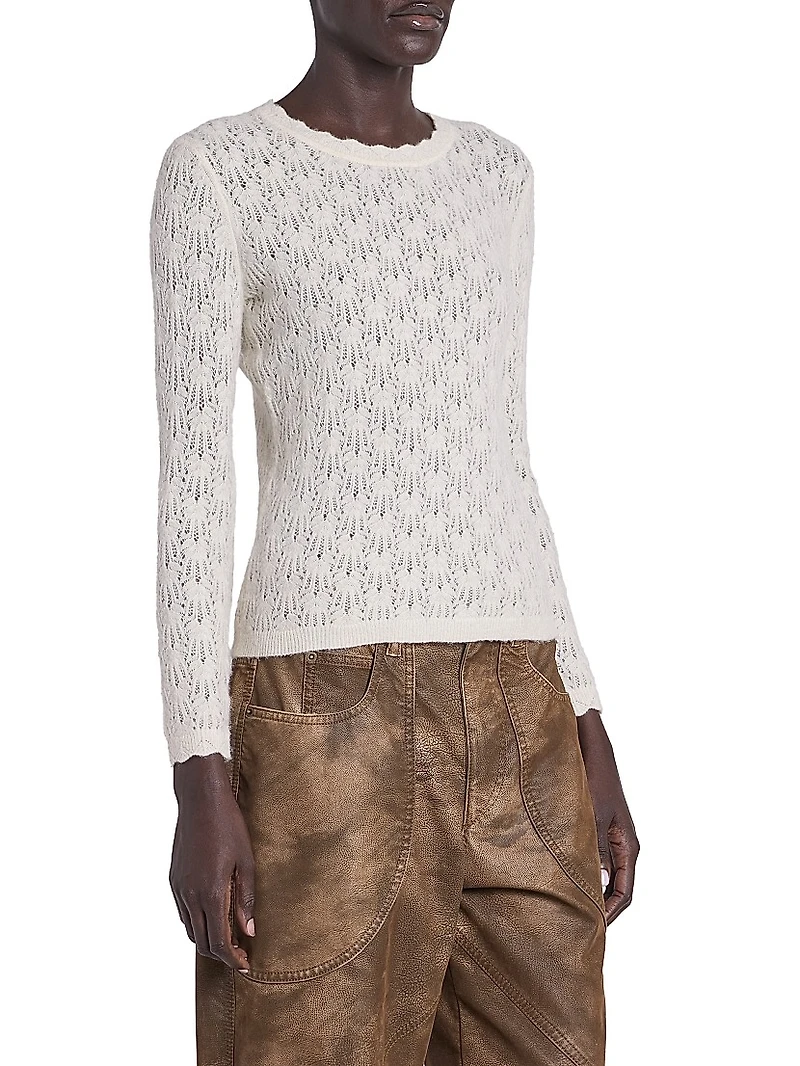 Obeline Textured Alpaca-Blend Sweater
