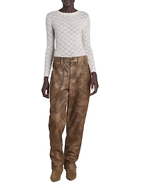 Obeline Textured Alpaca-Blend Sweater
