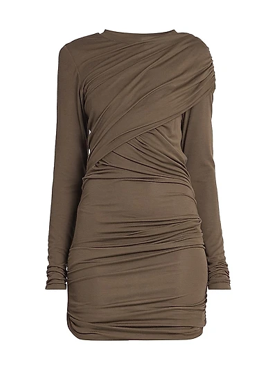 Denise Ruched Sheath Minidress