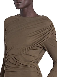 Denise Ruched Sheath Minidress