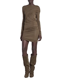 Denise Ruched Sheath Minidress
