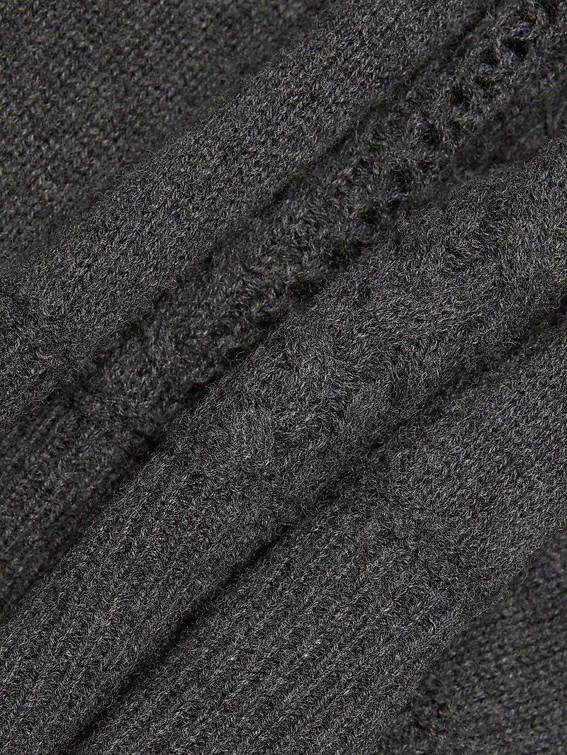 Kelia Cable-Knit Cotton-Wool Sweater