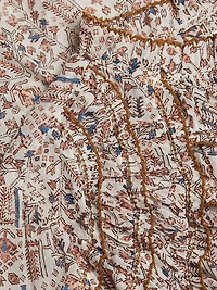 Christa Printed Cotton Blouse