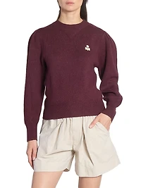 Kelaya Logo Fine-Knit Cotton-Blend Sweater