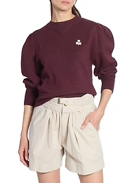 Kelaya Logo Fine-Knit Cotton-Blend Sweater
